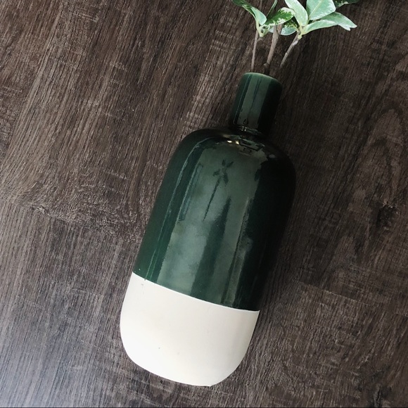 Magnolia Other - NWT Magnolia Home Sage Ceramic Gourd Vase